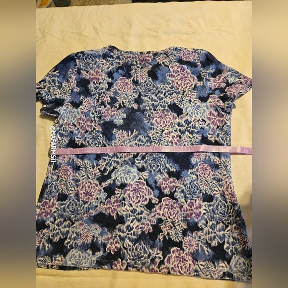 Studio Works Dark Purple n Blue Top - Picture 5 of 6